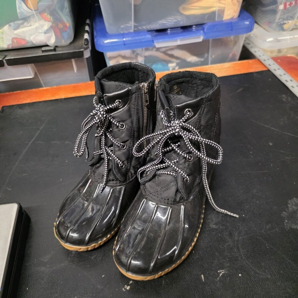 Women's Portland Boot Company Black Duck Boots Size 6 Women's - Picture 14 of 14